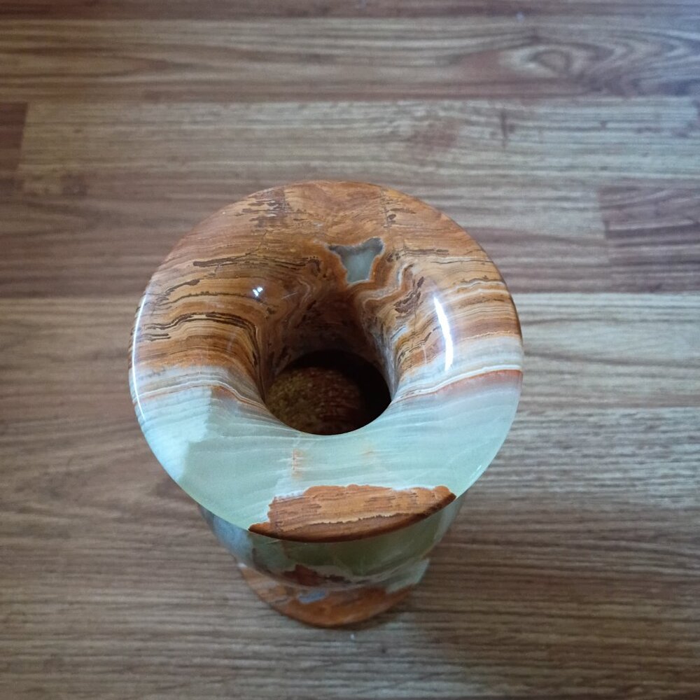 Marble Kitchen Tool Holder or Vase Perfect Heavy 8 x 4 - Picture 4 of 4